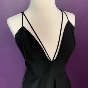 Black Strappy Mini Dress
